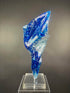 “Fusion” Glass & Acrylic Sculpture - Blue