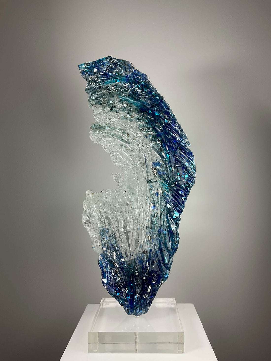 “Petite Glacier” Glass &amp; Acrylic 