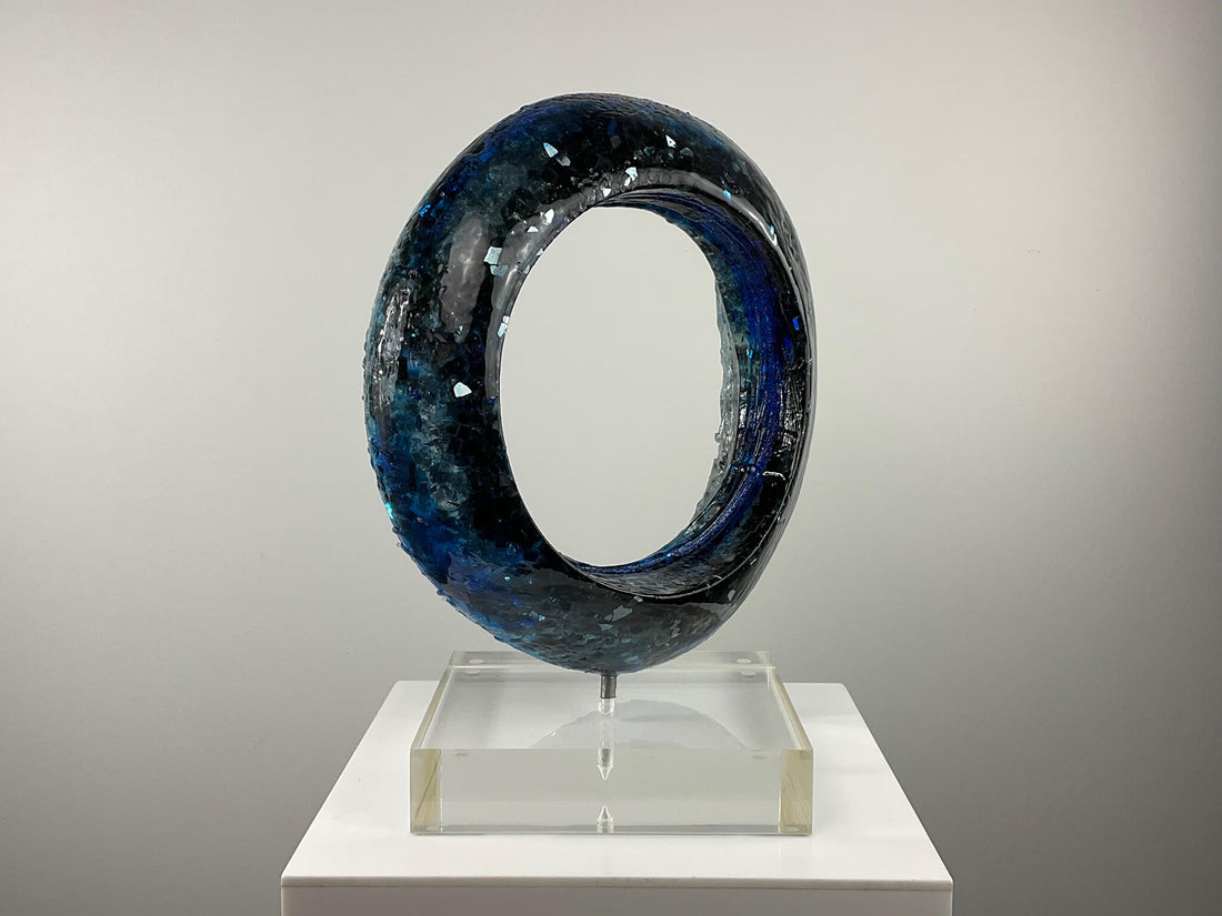 &quot;Portal&quot; Glass &amp; Acrylic Sculpture